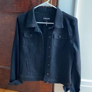 Black jean jacket